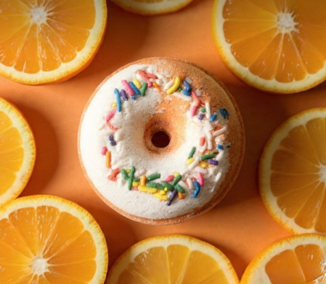 Orange Cream Donut